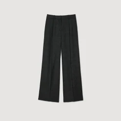 Pantaloni A Quadri Da Abito