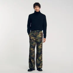 Pantaloni Cargo Mimetici