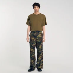 Pantaloni Cargo Mimetici