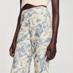 Pantaloni Con Stampa A Fiori