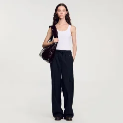 Pantaloni Con Vita Elasticizzata