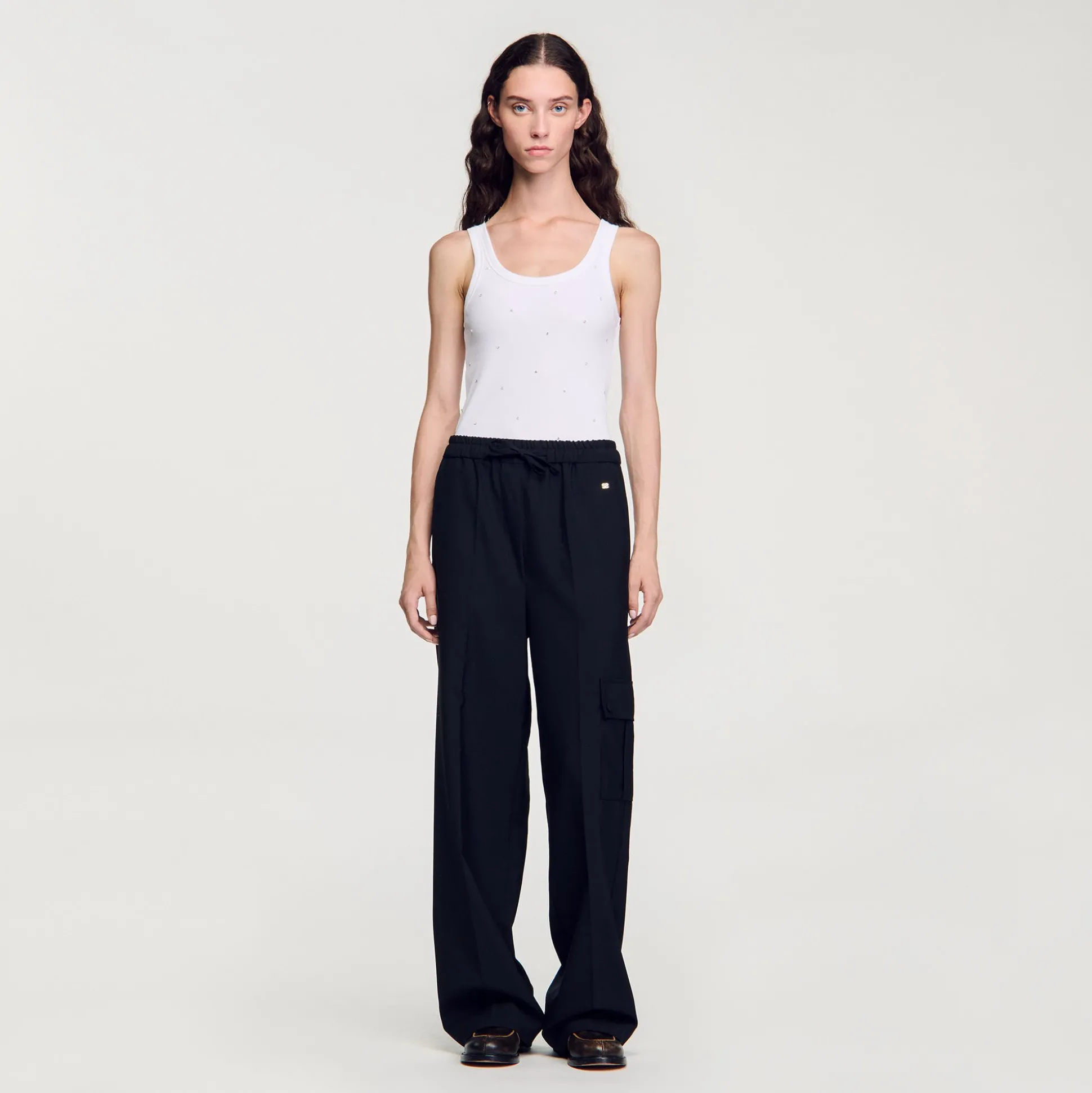 Pantaloni Con Vita Elasticizzata