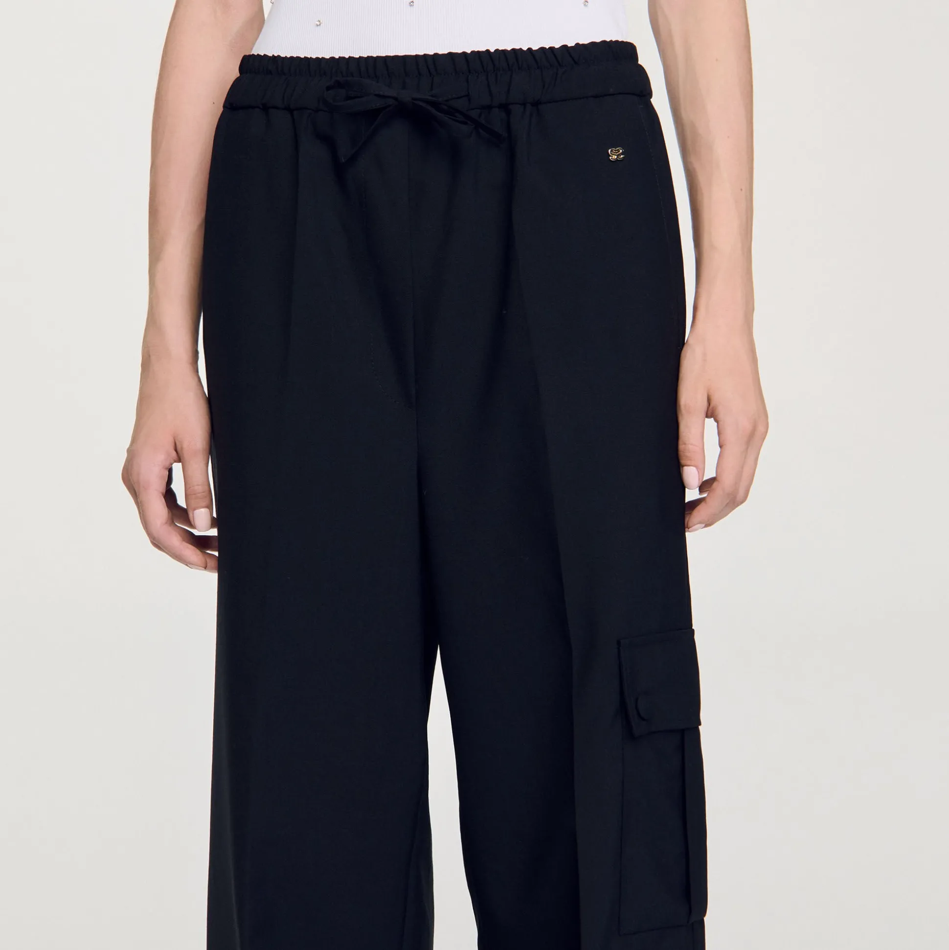 Pantaloni Con Vita Elasticizzata