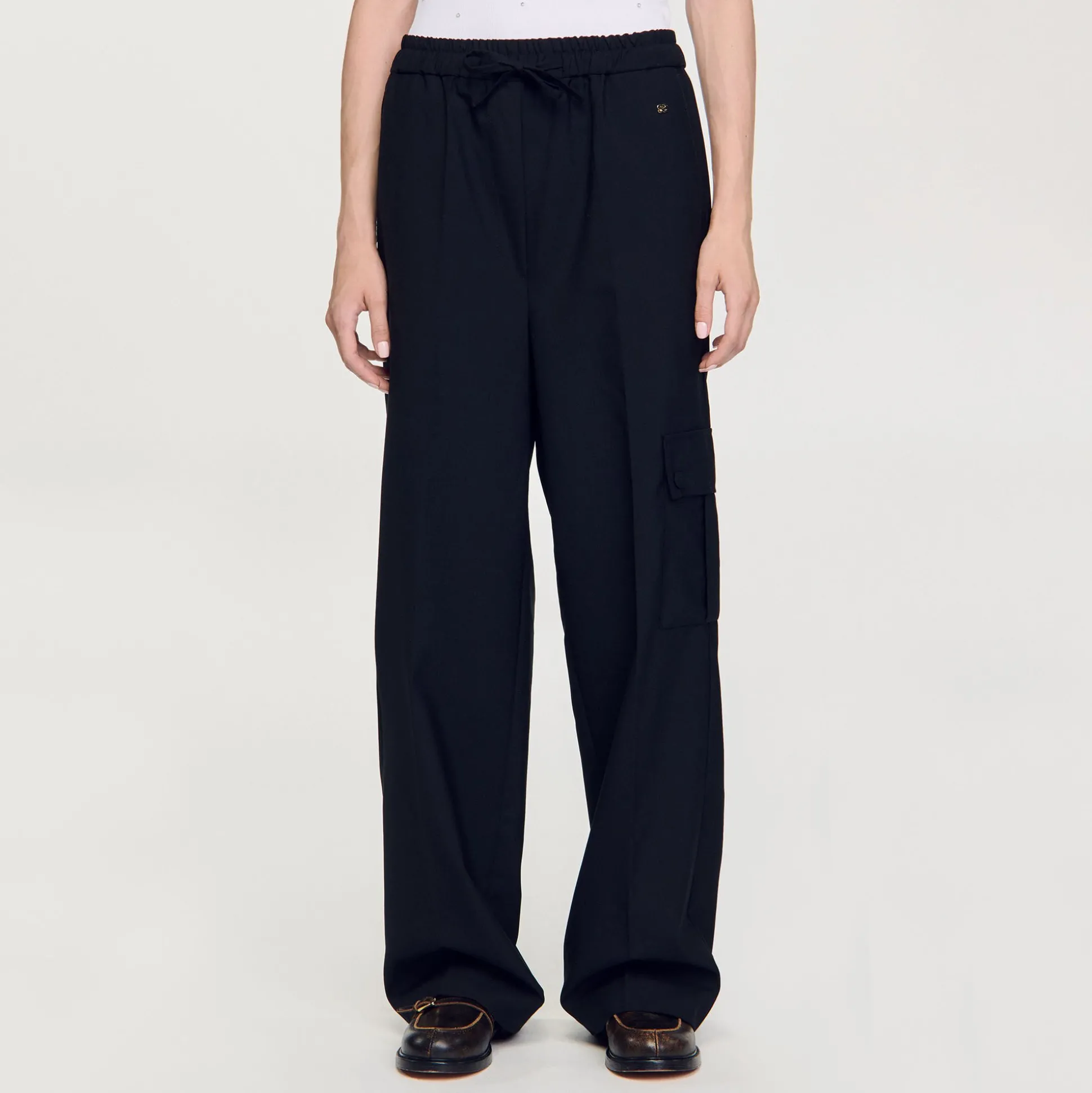 Pantaloni Con Vita Elasticizzata