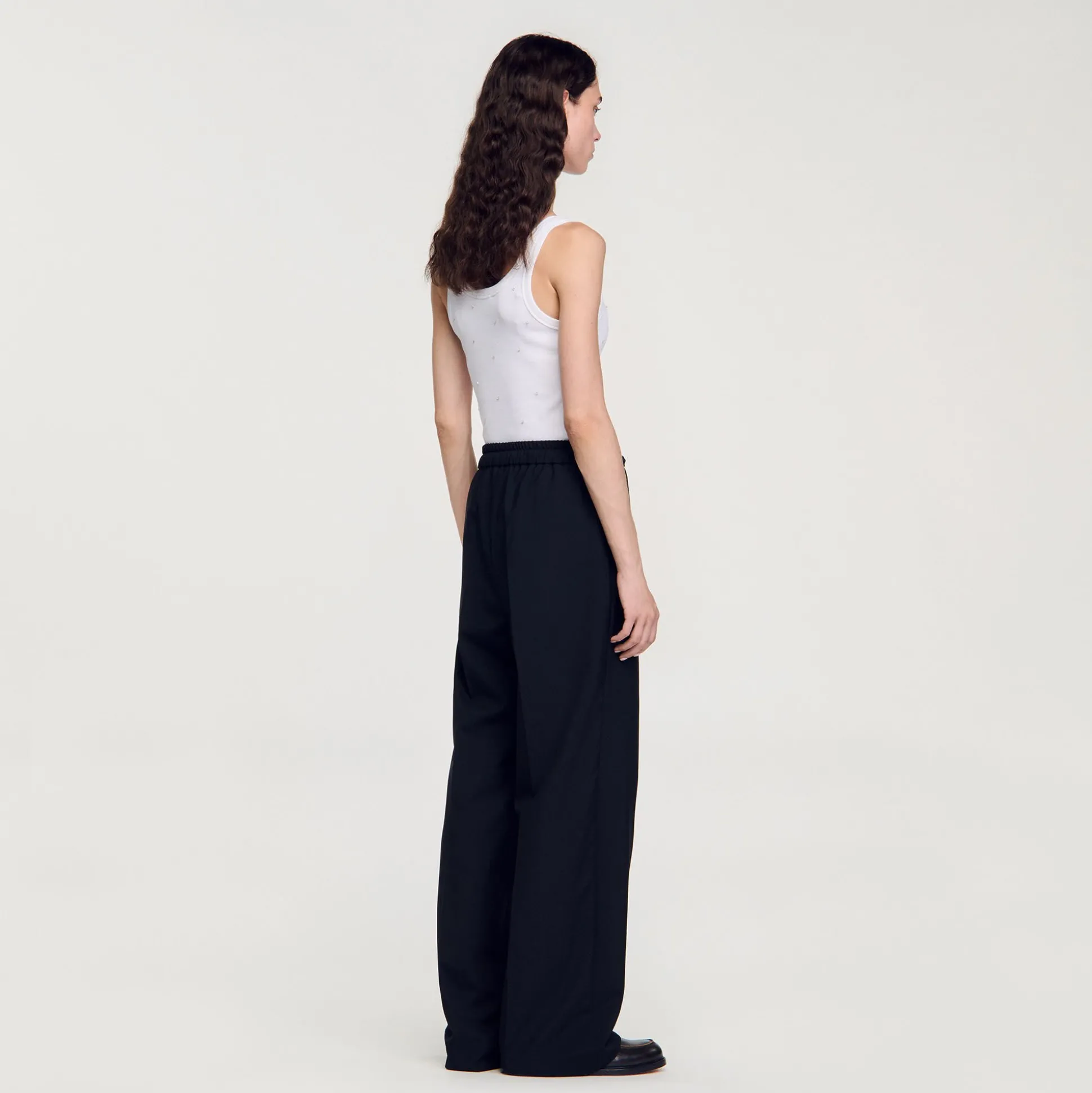 Pantaloni Con Vita Elasticizzata