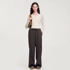 Pantaloni Con Vita Elasticizzata