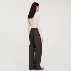 Pantaloni Con Vita Elasticizzata