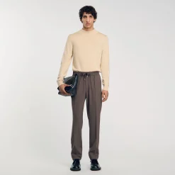 Pantaloni Con Vita Elasticizzata