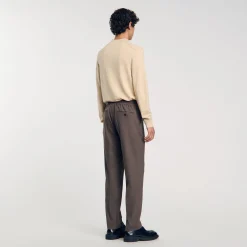 Pantaloni Con Vita Elasticizzata