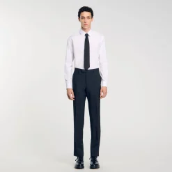 Pantaloni Da Abito Gessati