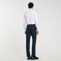 Pantaloni Da Abito Gessati