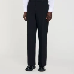 Pantaloni Da Abito In Lana