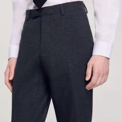 Pantaloni Da Completo In Lana