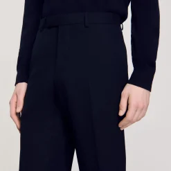 Pantaloni Da Completo In Lana