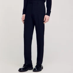 Pantaloni Da Completo In Lana