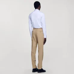 Pantaloni Da Completo In Lana
