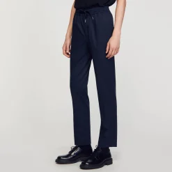 Pantaloni Dritti Elasticizzati