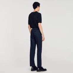 Pantaloni Dritti Elasticizzati