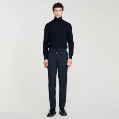 Pantaloni Dritti Elasticizzati