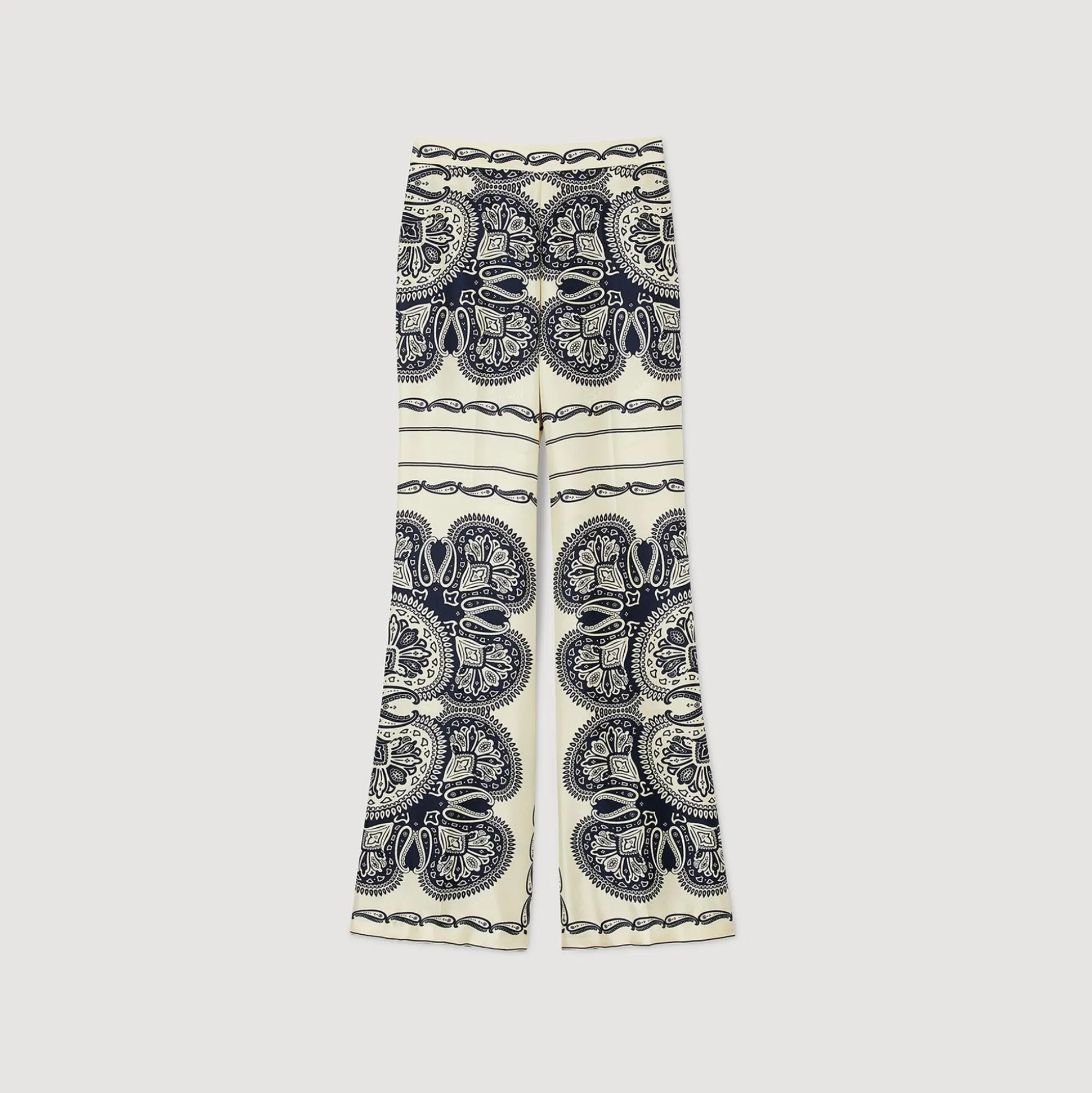 Pantaloni Fluidi Con Stampa