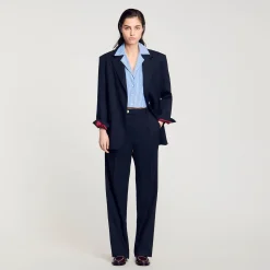 Pantaloni In Lana