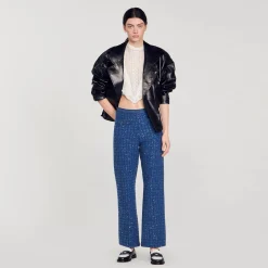 Pantaloni In Maglia Fantasia