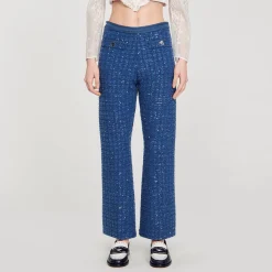 Pantaloni In Maglia Fantasia