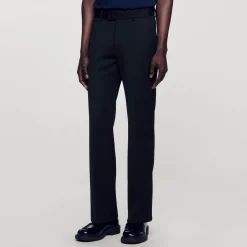 Pantaloni In Misto Lana