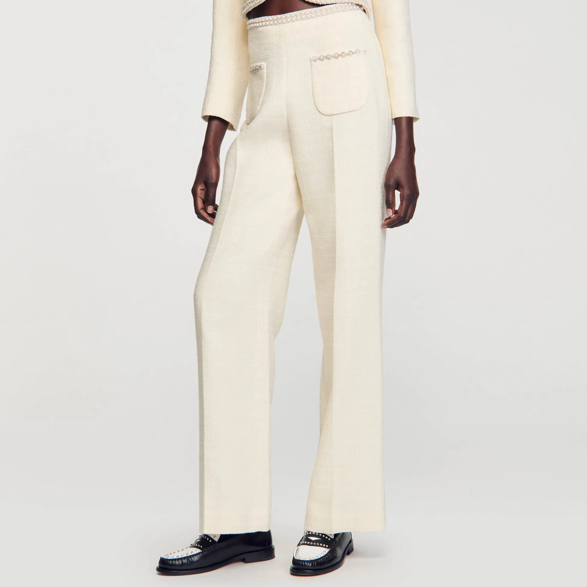 Pantaloni In Tweed