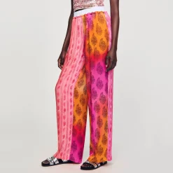 Pantaloni Larghi Con Stampa