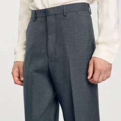 Pantaloni Larghi Da Abito