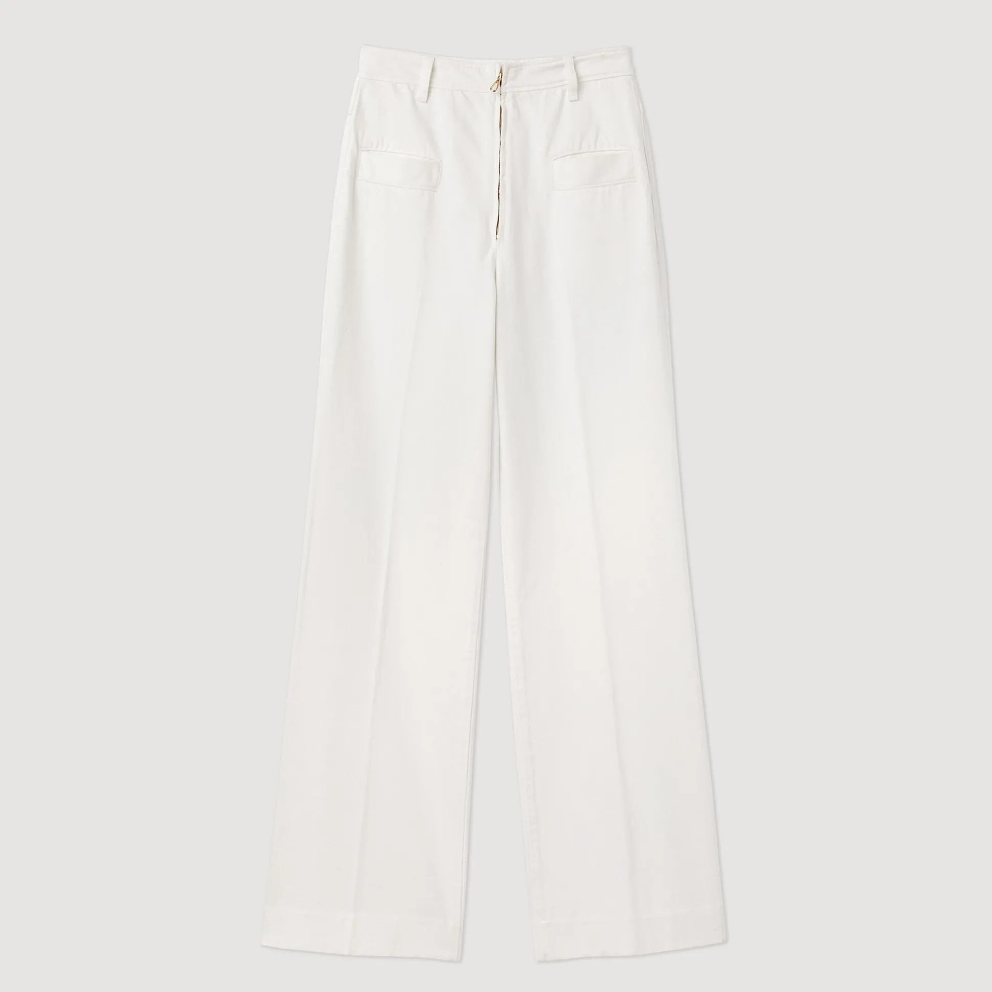 Pantaloni Larghi In Tela