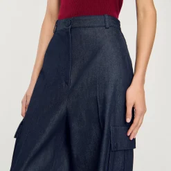 Pantaloni Modulari In Jeans