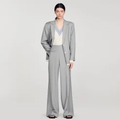 Pantaloni Svasati A Vita Alta