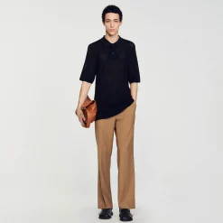 Polo In Maglia Traforata