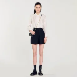 Short A Vita Alta Con Bottoni