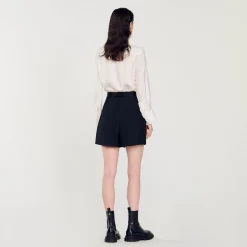 Short A Vita Alta Con Bottoni