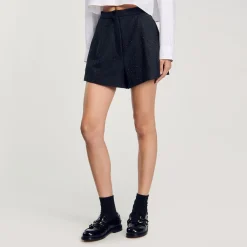 Shorts Con Motivi Spigati