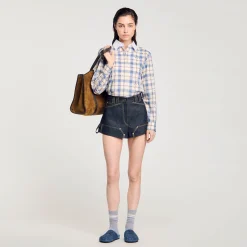 Shorts In Raw Denim