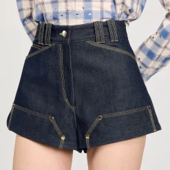 Shorts In Raw Denim