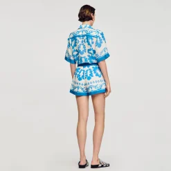 Shorts Larghi Con Stampa