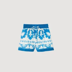 Shorts Larghi Con Stampa