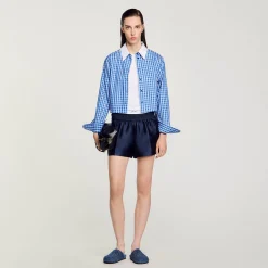 Shorts Tipo 2 In 1 In Raso