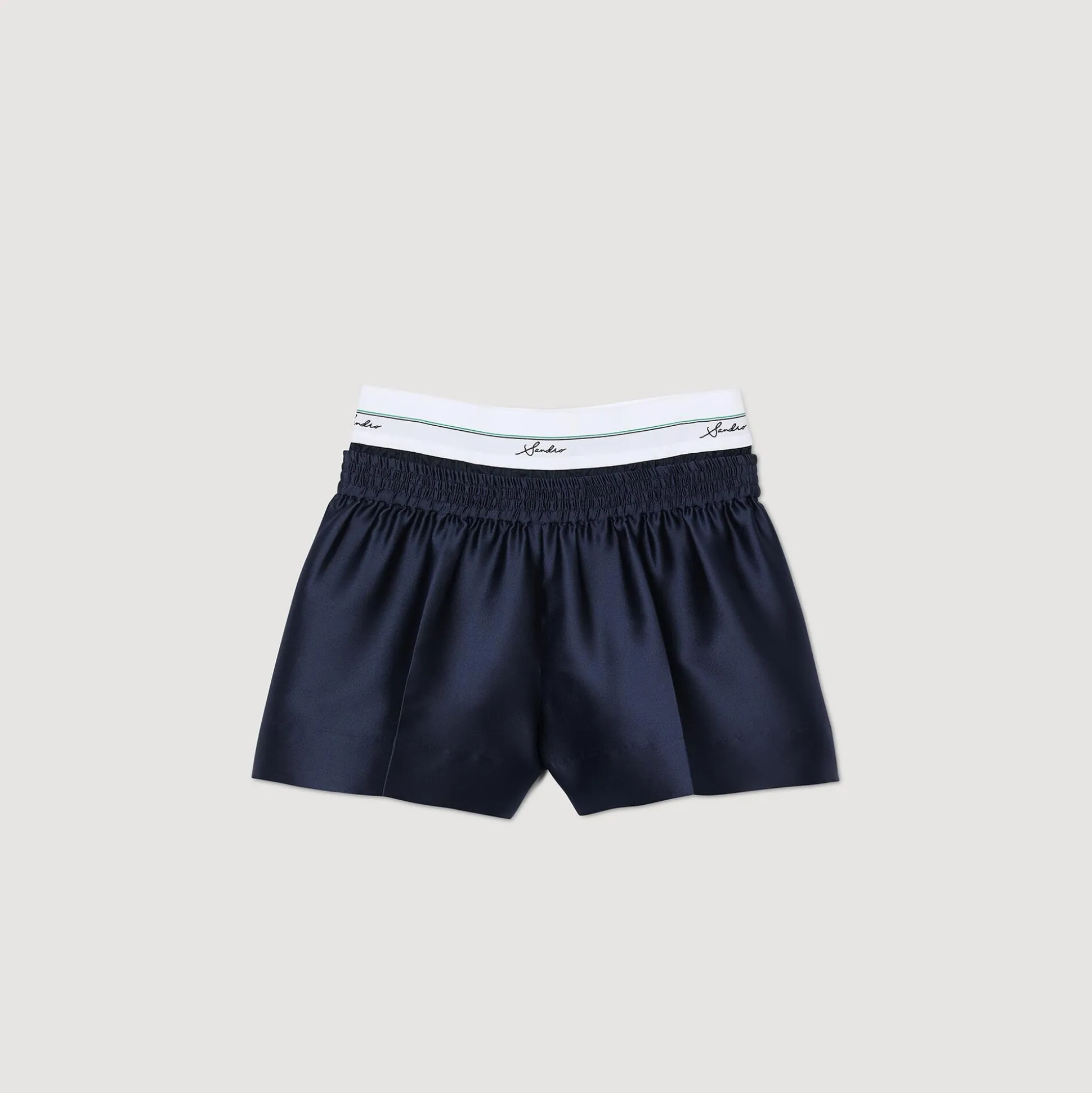 Shorts Tipo 2 In 1 In Raso