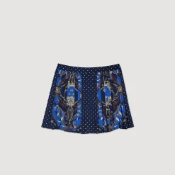 Skorts In Seta Con Stampa