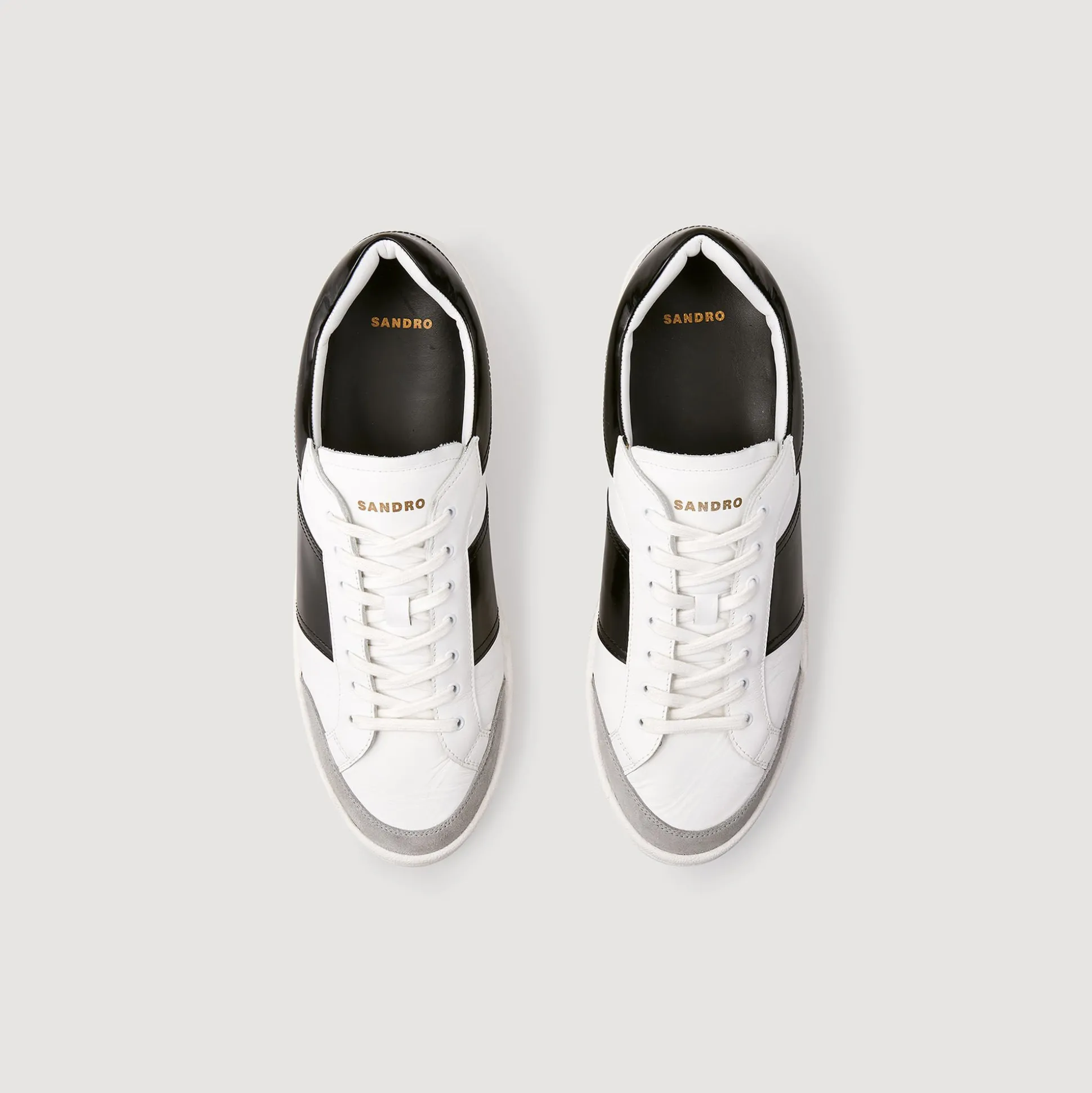 Sneakers Basse In Pelle