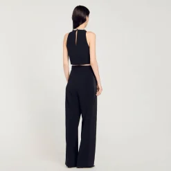 Top Corto Con Strass