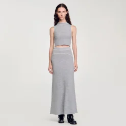 Top Corto In Maglia Senza Maniche