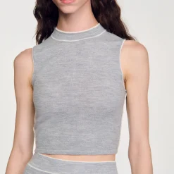 Top Corto In Maglia Senza Maniche