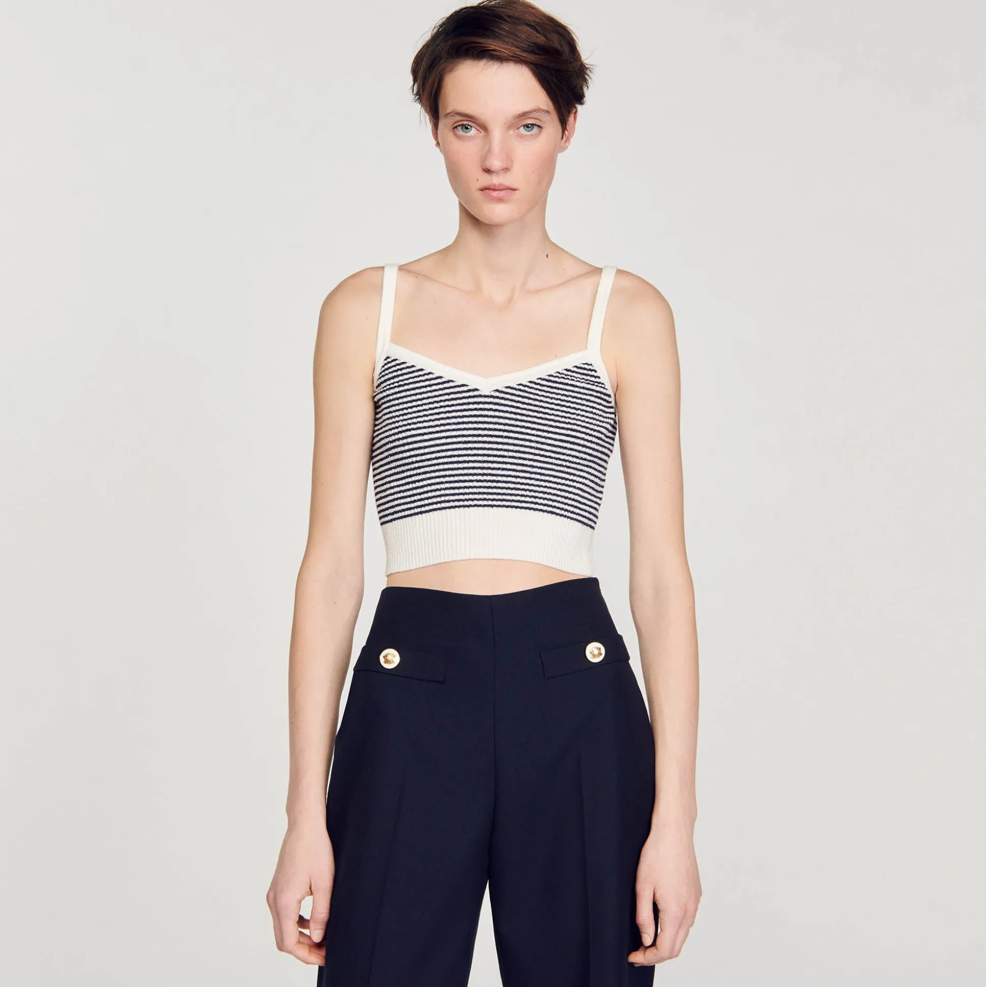 Top In Maglia A Righe